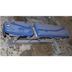 ADJUSTABLE BENCH, DAMAGE TO UPHOLSTERY