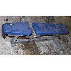 ADJUSTABLE BENCH, DAMAGE TO UPHOLSTERY