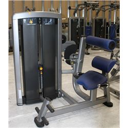 LIFE FITNESS BACK EXTENSION MACHINE WITH 250LBS