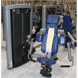 LIFE FITNESS BICEP CURL MACHINE WITH 160LBS