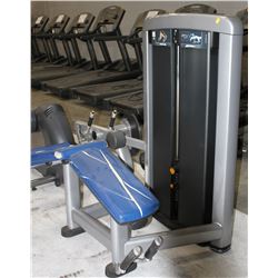 LIFE FITNESS LEG CURL MACHINE WITH 160LBS