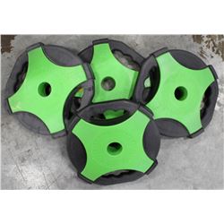 LOT OF 4 ESCAPE REP SET DISC 5.5LB FREE WEIGHTS