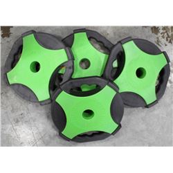 LOT OF 4 ESCAPE REP SET DISC 5.5LB FREE WEIGHTS