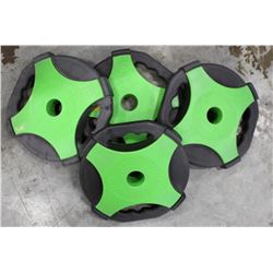 LOT OF 4 ESCAPE REP SET DISC 5.5LB FREE WEIGHTS
