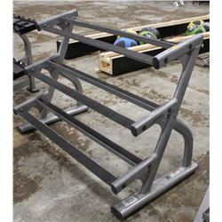 LIFE FITNESS 3 TIER WEIGHT RACK