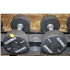 Image 1 : LOT OF 2 HAMMER STRENGTH 27.5LB DUMBELLS