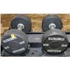 Image 1 : LOT OF 2 HAMMER STRENGTH 25LB DUMBELLS