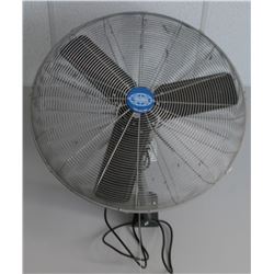 COMMERCIAL FAN WITH WALL MOUNT, BUYER IS