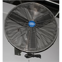 COMMERCIAL FAN WITH WALL MOUNT, BUYER IS
