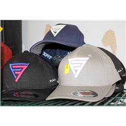 LOT OF APPROX 25 YOUTH FLEX FIT FULL FORCE CAPS