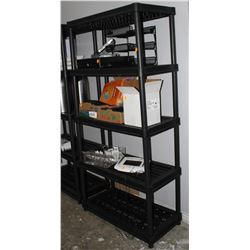 6FT BLACK RESIN SHELF