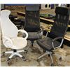 Image 1 : LOT OF 3 HIGHBACK OFFICE CHAIRS