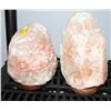 Image 1 : PAIR OF HIMALYAN SALT LAMPS