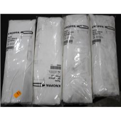 LOT OF 4 KNOPPA TWIN FITTED SHEETS
