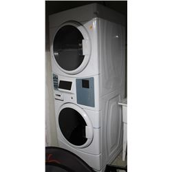 MAYTAG HEAVY DUTY STACKING WASHER AND DRYER