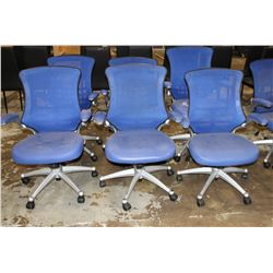 LOT OF 6 HYDRAULIC OFFICE CHAIRS