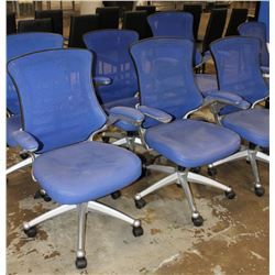 LOT OF 6 HYDRAULIC OFFICE CHAIRS