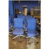 Image 1 : LOT OF 6 HYDRAULIC OFFICE CHAIRS