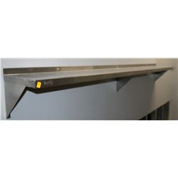 7FT STAINLESS STEEL SHELF, MUST BE REMOVED BY BUYE