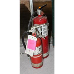 LOT OF 2 FIRE EXTINGUISHERS