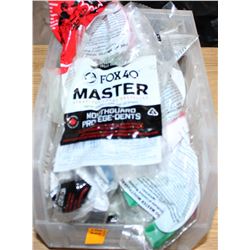 BIN OF NEW FOX 40 MASTER MOUTHGUARDS - ONE SIZE