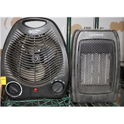 SMALL PERSONAL HEATER & FAN
