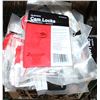 Image 1 : BOX OF NEW CHROME CAM LOCKS - PADLOCKABLE