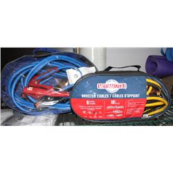 2 PAIR OF BOOSTER CABLES