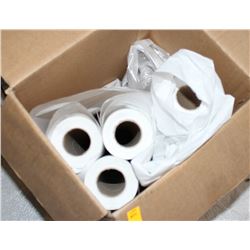 BOX OF SPA TABLE PAPER ROLLS