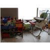 Image 1 : LARGE KIDS TOY LOT: INCLUDES SHELF ORGANIZER, BAGS