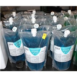 14 CLARIO 1 LITRE HAIR & BODY SHAMPOO REFILL BAGS