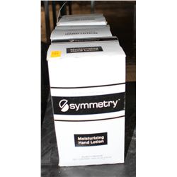 3 BOXES OF SYMMETRY MOISTURIZING HAND LOTION