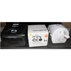 2 PAPER TOWEL DISPENSERS & CASE OF ECO ONE STEP