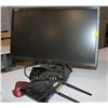 Image 1 : AOC MONITOR WITH ASUS WIRELESS ROUTER