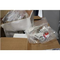 CASE OF NEW DOUBLE HOOK CHROME WARDROBE HOOKS