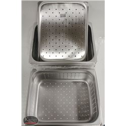 BOX OF 6 NEW 1/2SZ 4"DEEP PERFORATED INSERTS