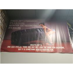 FITNESS ISNT A PUNISHMENT NSPIRATIONAL BANNER.
