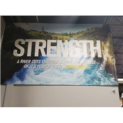 STRENGTH - PERSISTENCE INSPIRATIONAL BANNER. APPROX