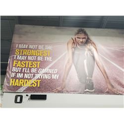 I MAY NOT BE THE STRONGEST INSPIRATIONAL BANNER.