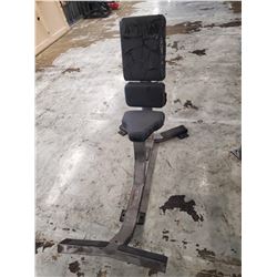 HAMMER STRENGTH FIRE DAMAGED BENCH SOLD AS IS
