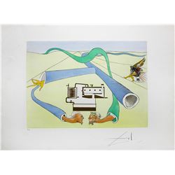 Salvador Dali- Original Engravings with color by pochoir "The Catalytic Cracker"