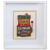 Image 1 : Charles Fazzino- 3D Construction Silkscreen Serigraph "Slots of Fun"