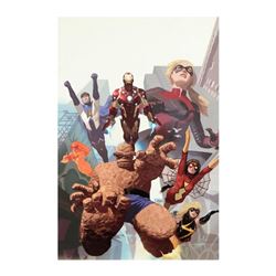 "I Am An Avenger #4" Limited Edition on Canvas by Daniel Acuna and Marvel Comics. Numbered 5/99 and