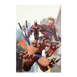 "I Am An Avenger #4" Limited Edition on Canvas by Daniel Acuna and Marvel Comics. Numbered 5/99 and 