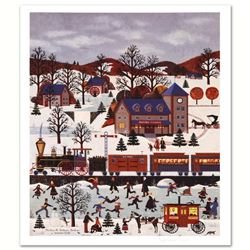 Jane Wooster Scott, "The View at Ardmore Junction" Hand Signed Limited Edition Lithograph with Lette