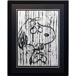 Tom Everhart- Hand Pulled Original Lithograph  Dancing In The Rain 