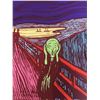 Image 1 : Andy Warhol- Silk Screen "Munch's 'The Scream' - Green"