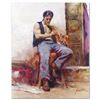 Image 1 : Pino (1939-2010), "Music Lover" Artist Embellished Limited Edition on Canvas, CP Numbered and Hand S