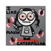 Image 1 : Todd Goldman, "Caterpillars" Original Acrylic Painting on Gallery Wrapped Canvas, Hand Signed with C