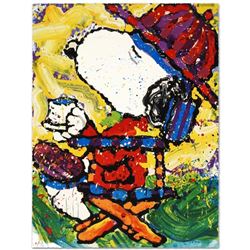 "Tea At Bel Air-3:00" Limited Edition Hand Pulled Original Lithograph by Renowned Charles Schulz Pro